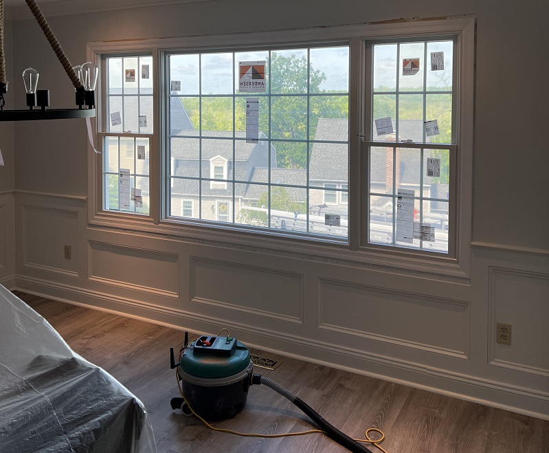 Andersen 400 Series white PVC exterior